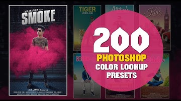 Best 3d Lut collection for Photoshop Editing (Color Lookup)