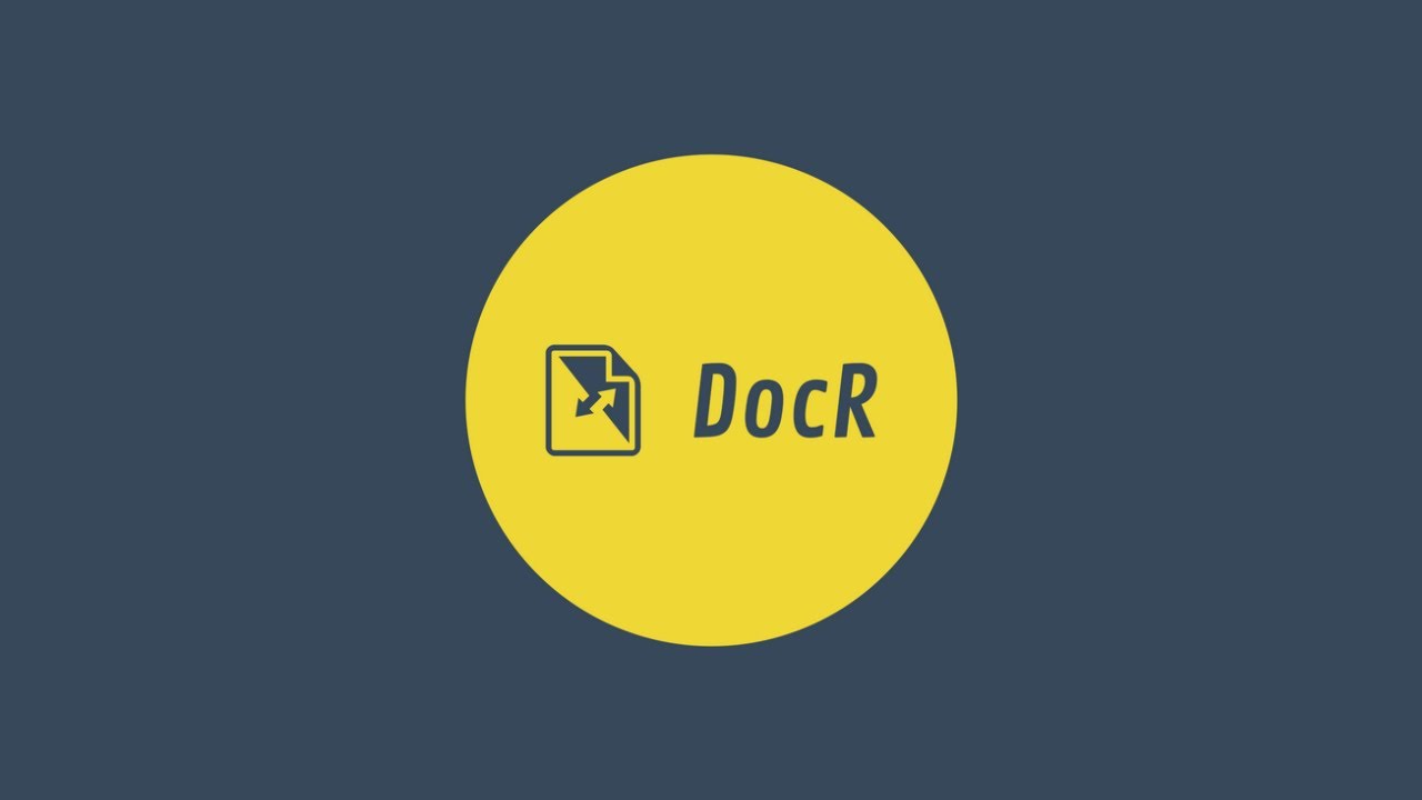 What is DocR? - YouTube