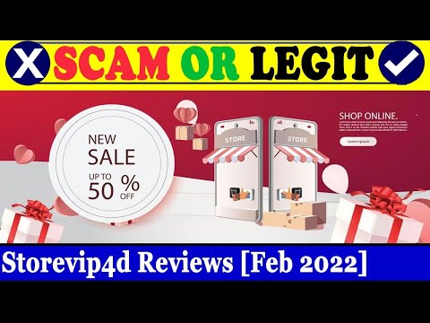 Storevip4d Reviews (Feb 2022) - Is This A Fake Website? Check The Video