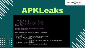 APKLeaks | TOOL | Explained