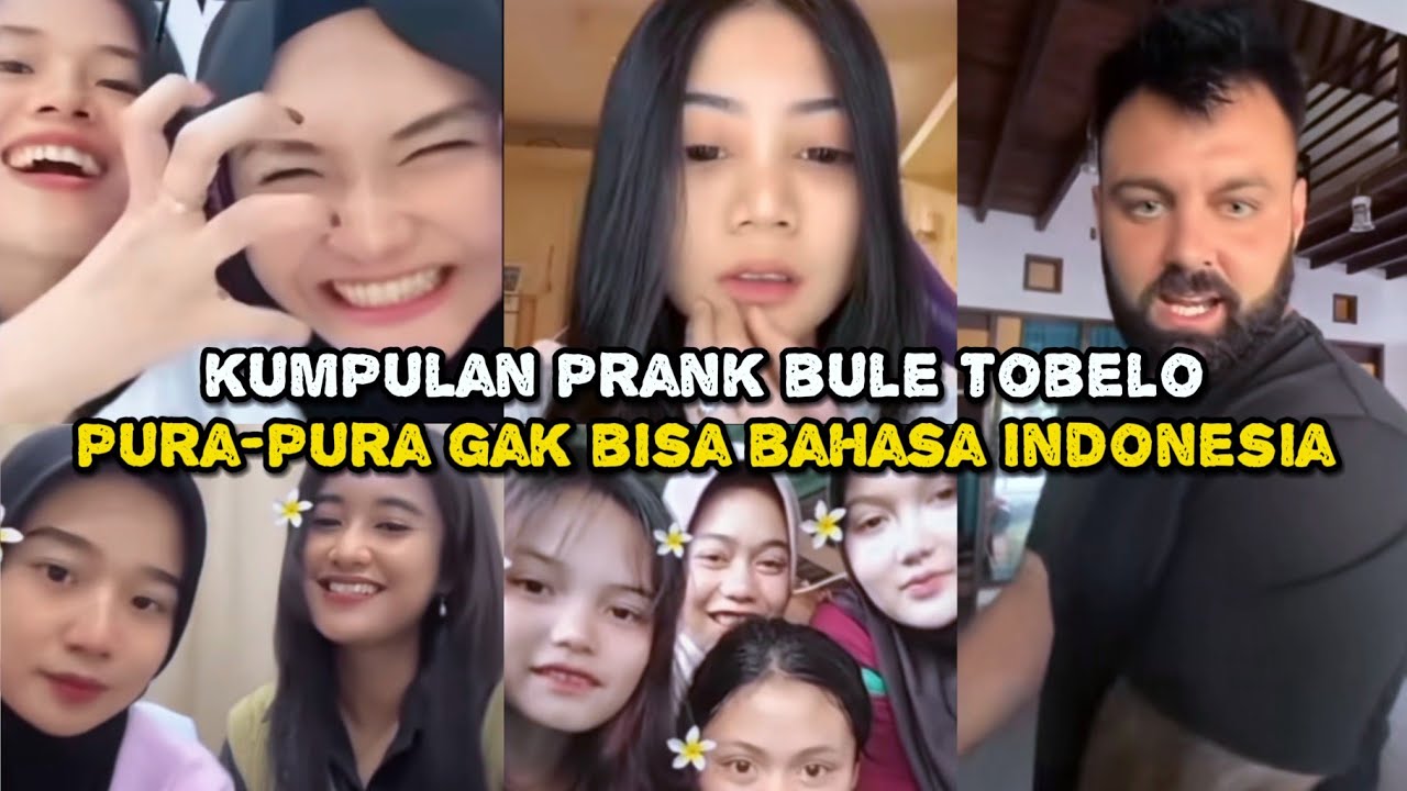 BULE PURA - PURA GAK BISA BAHASA INDONESIA | REAKSINYA LUCU BANGET