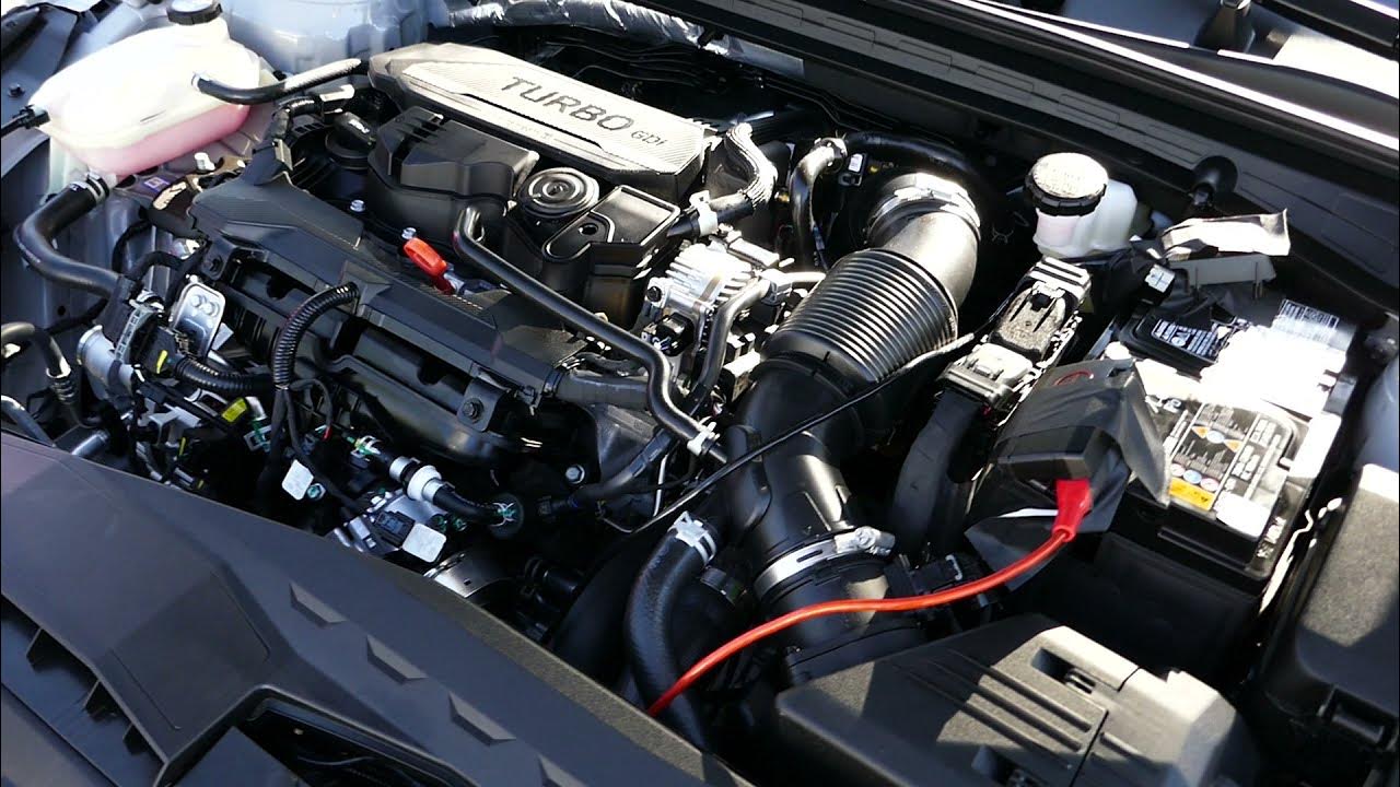 New 2022 Kia K5 GT-Line AWD - How To Open The Hood & Access Engine Bay