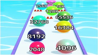 Ball run infinity - 2048 ball run - merge balls 2048 - Gameplay Walkthrough - Max Levels (Lvl 26-50)