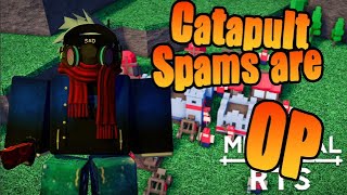 Roblox MRTS - Catapult Spams Are OP...