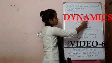 TANGENTIAL & NORMAL ACCELERATION { DYNAMICS-6 }