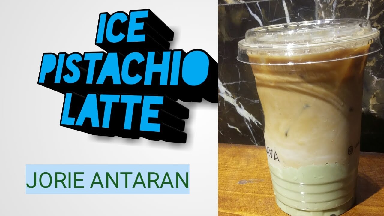 HOW TO MAKE AN ICE PISTACHIO LATTEPAANO GUMAWA NG ICE PISTACHIO LATTE YouTube