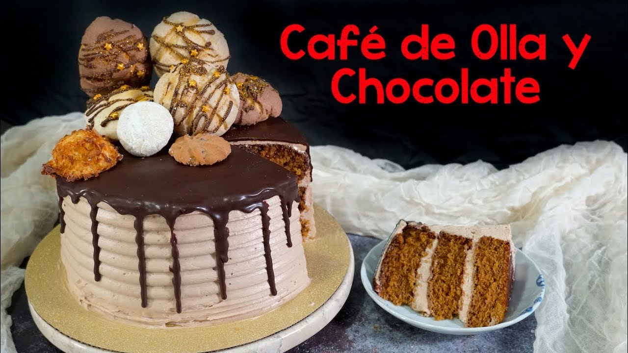 Pastel de Café de Olla y Chocolate Mexicano - ¡Pastel con Conchas! - Mi Cocina Rápida | Mi Cocina Rápida - Karen