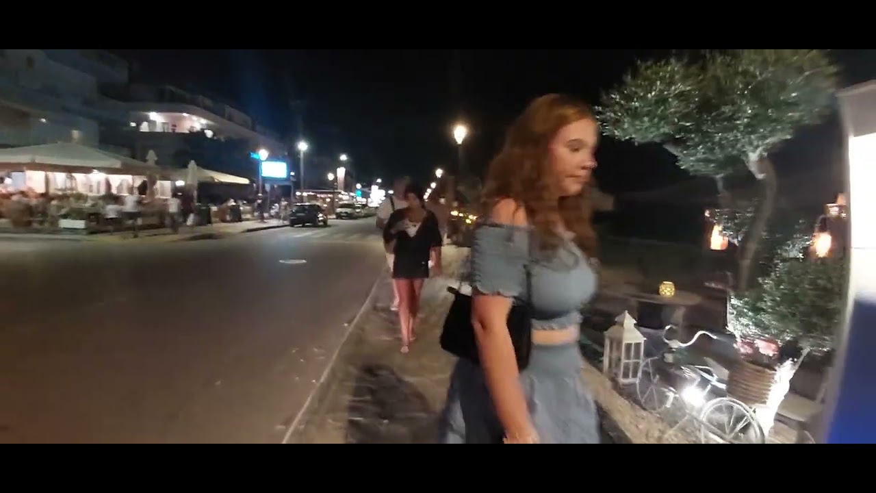 Grčka - Leptokarija šetalište pored plaže 