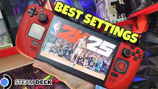 NBA 2K25 Steamdeck BEST SETTINGS