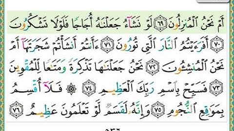 سورة الواقعة الشيخ ناصر القطامي