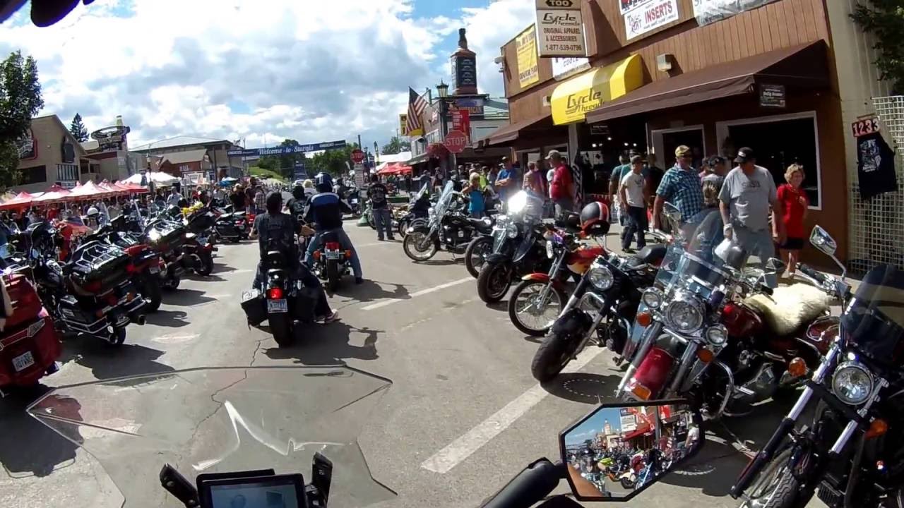 Sturgis Bike Rally 2016 Ride Down the Main Drag - YouTube