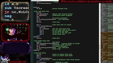 Z80 Lesson S22 - Sprite clipping on the Amstrad CPC (Part 1/2)