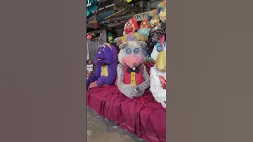 Waking up Chuck E. Cheese at the American Treasure Tour Museum in Oaks, Pennsylvania!