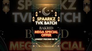 BAKRID MEGA SPECIAL OFFER | SPAARKZ TVK BATCH | TNPSC CTS AE NON INTERVIEW POST NOTIFICATION 2026