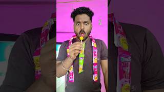 🍭🍭🍭Yellow and Pink Lollipop Flavor Test by technical fuchkul 🍭 ASMR lollipop #trendingshorts #shorts