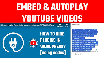 Embed and Autoplay YouTube Videos 2024