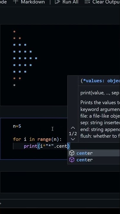 Learn How To Use Python To Create Pyramid Patterns In Minutes! #shorts ...