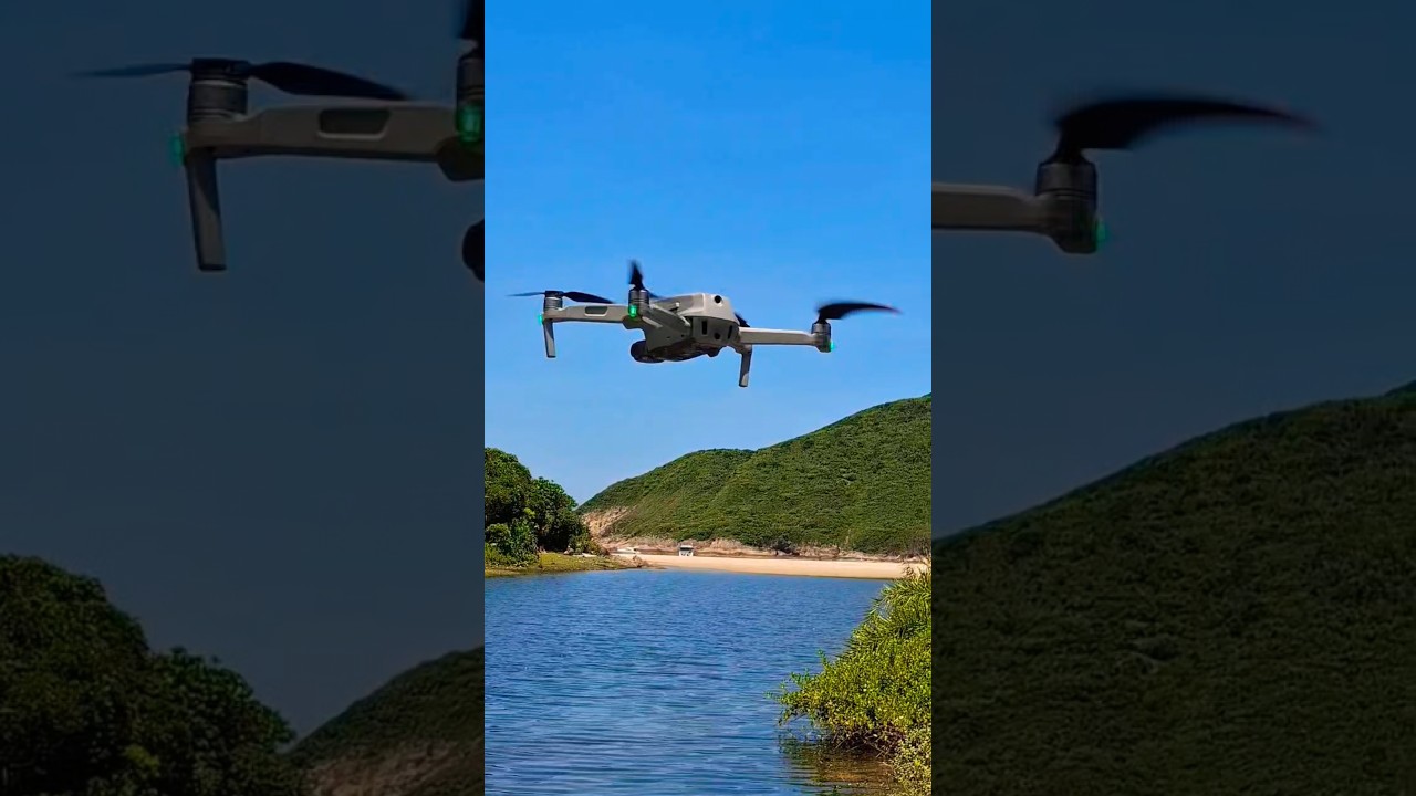 ASMR FLYING DRONE ABOVE WATER 