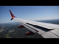Southwest Airlines Landing at Reagan National (DCA)