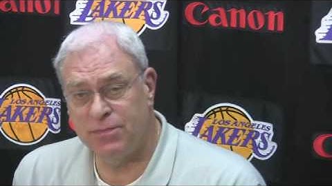 ESPNLA.com: Phil Jackson on play of Kobe Bryant and Andrew Bynum at practice