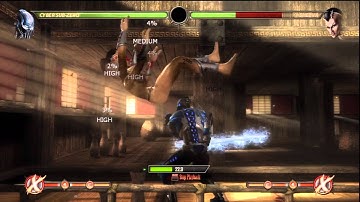Mortal Kombat 9 , Cyber Sub-Zero 57% Corner Combo
