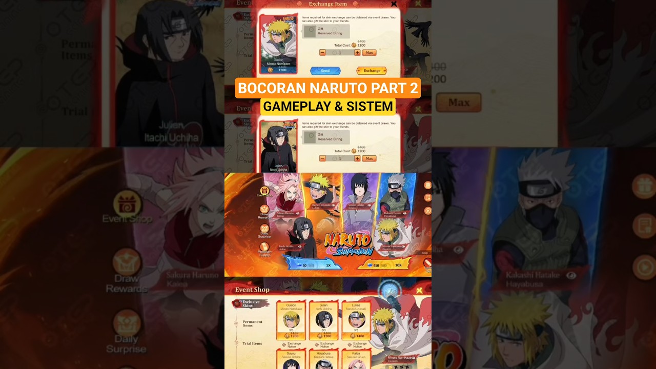 BOCORAN LENGKAP NARUTO PART 2 GAMEPLAY & SISTEM EVENT TERBARU COLLAB MOBILE LEGENDS 2026