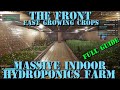 The front  massive indoor hydroponics farm tutorial  beginner guide to farming crops  fast growth