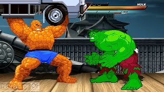 the thing vs hulk [ Dr. Bruce Banner ] stronger ❗🔥