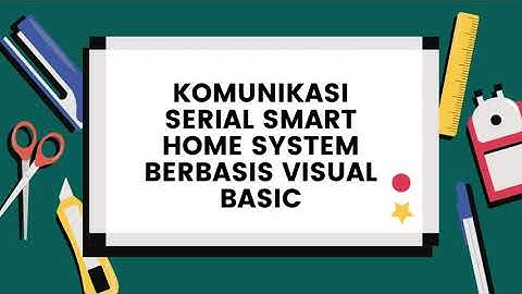 Tugas Akhir Teknik Antarmuka Serial Communication Arduino dan Visual Basic