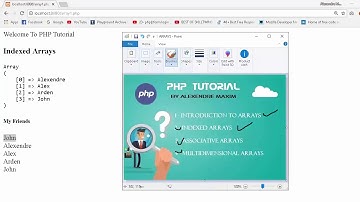 PHP Tutorial #01 Indexed Arrays, Associative Arrays and Multidimensional Arrays