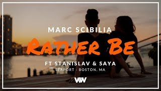 "Rather Be" by Marc Scibilia // Ft. Stanislav & Saya [Freestyle West Coast Swing Dance]