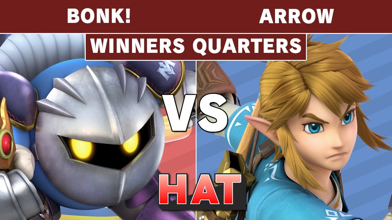 HAT 100 - lluZ | BONK! (Meta Knight) Vs. Arrow (Link) Winners Quarters - Smash Ultimate