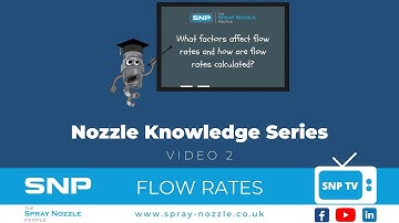 Nozzle Knowledge Series - Video 2: Flow Rates