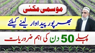 Needs of Maize crop during first 50 days || Crop Reformer