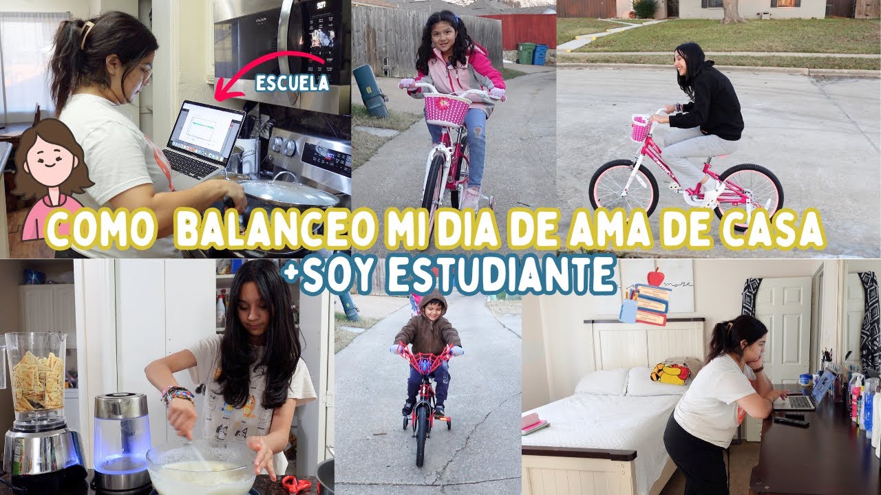 Como Balanceo Mi Día Cuando Tengo Clases 📚💻   *VIRTUALES* | 01.13.25