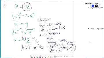 MHF4U Unit 7 Lesson 6 Solving Logs