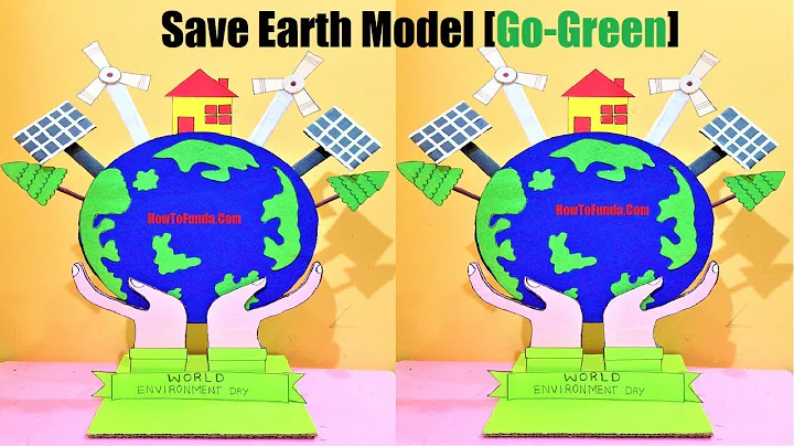 save earth model science project | go green save trees | environment | science project | howtofunda