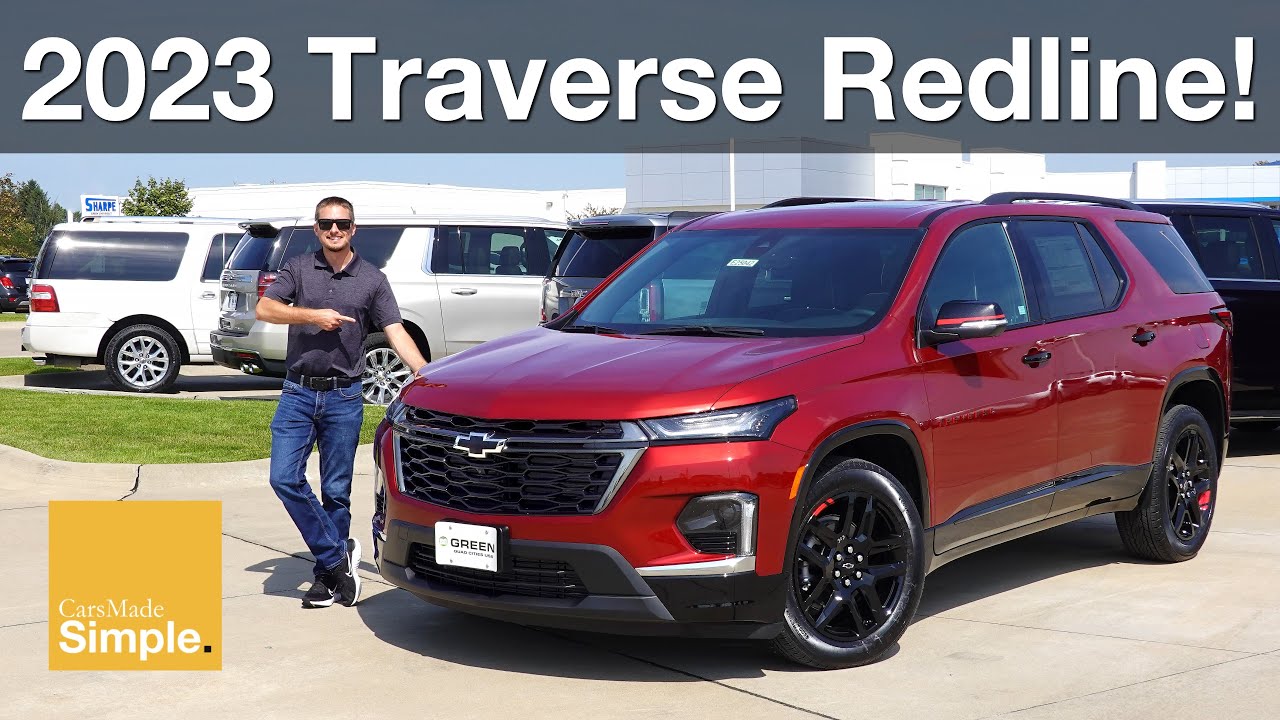 2023 Chevy Traverse Premier Redline AWD The Sporty Exterior Package