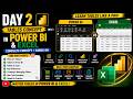 Day 2 of PowerBi & Excel | Tables Creation Basics | Data Analytics Journey