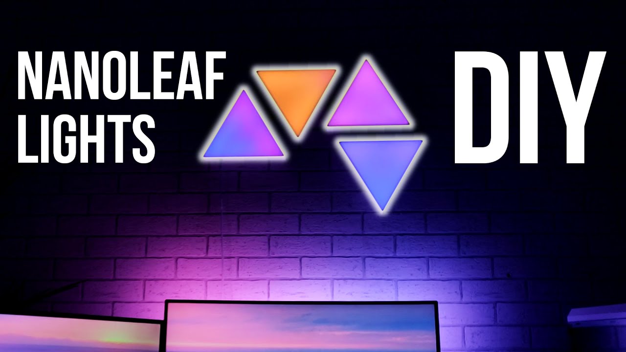 How I made DIY NANOLEAF LIGHTS for $35