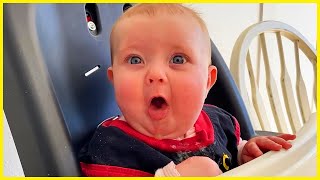 Try Not To Laugh - Top Funniest Babies When Eating || Peachy Vines