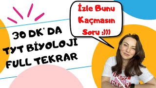 Tyt Bi̇yoloji̇ 30 Dkda Full Tekrar