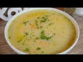 Grießsuppe einfach und schnell gekocht, Griessuppe Eintopf Rezept, schnelle Suppe. #rezept