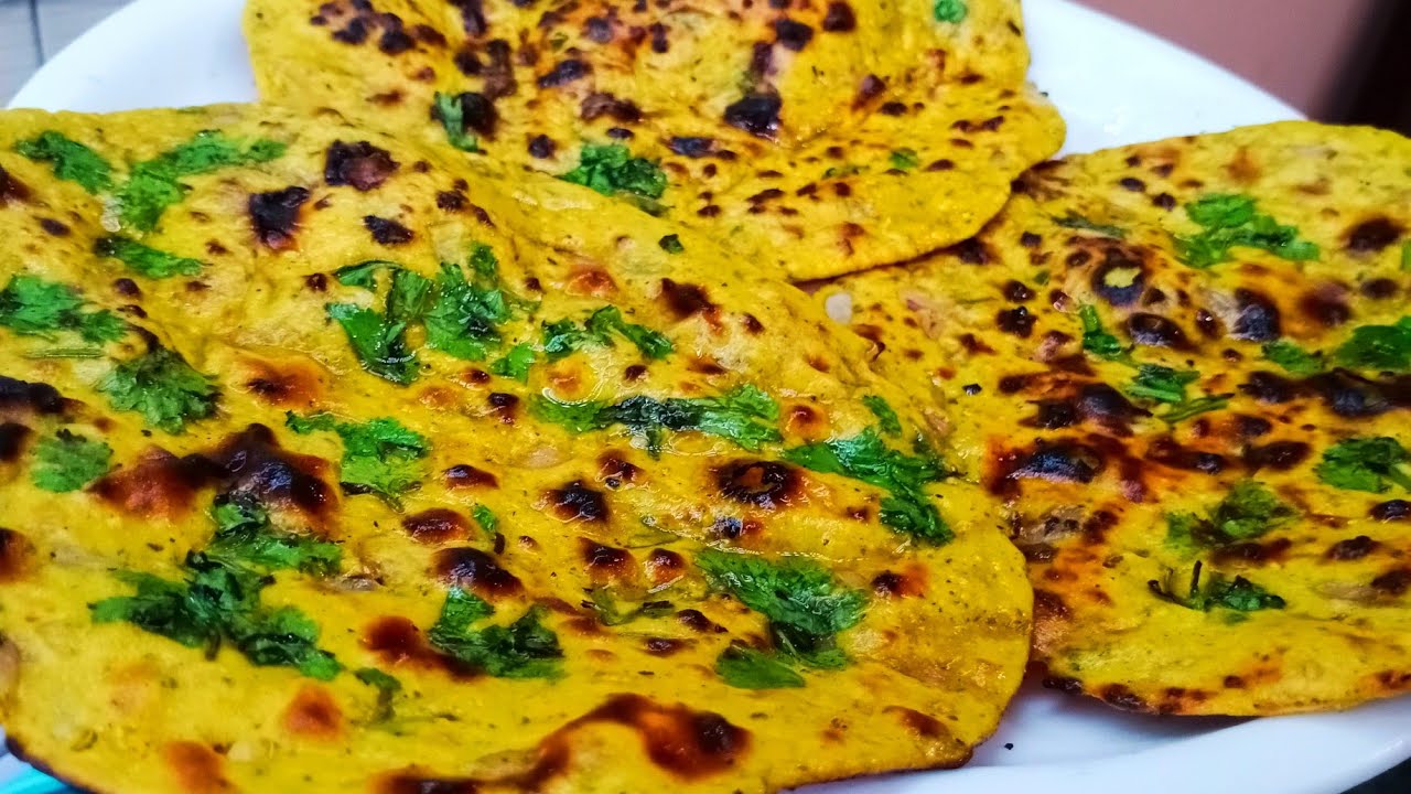 Restaurant Style Masala Missi Roti Recipe How To Make Without Tandoori Miss...