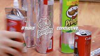 We Played Drums Using Pringles Cans. (Interactive Arts Performance)