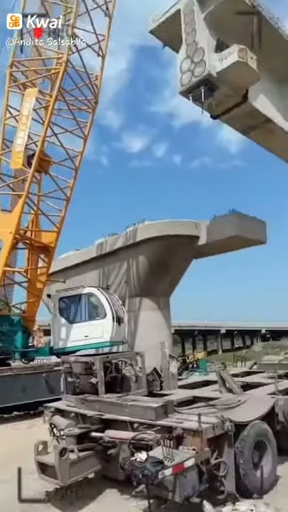 Pemasangan girder jembatan@ʙᴀɴɢ Rɪʏᴀᴅʜ ᴄʜᴀɴɴᴇʟ