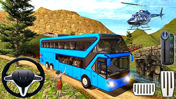 Uphill Mountain Bus Driving Simulator 2021 - Android Gameplay