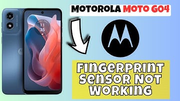 Motorola Moto G04 Fingerprint Sensor Not Working issue || How to solve the fingerprint issues