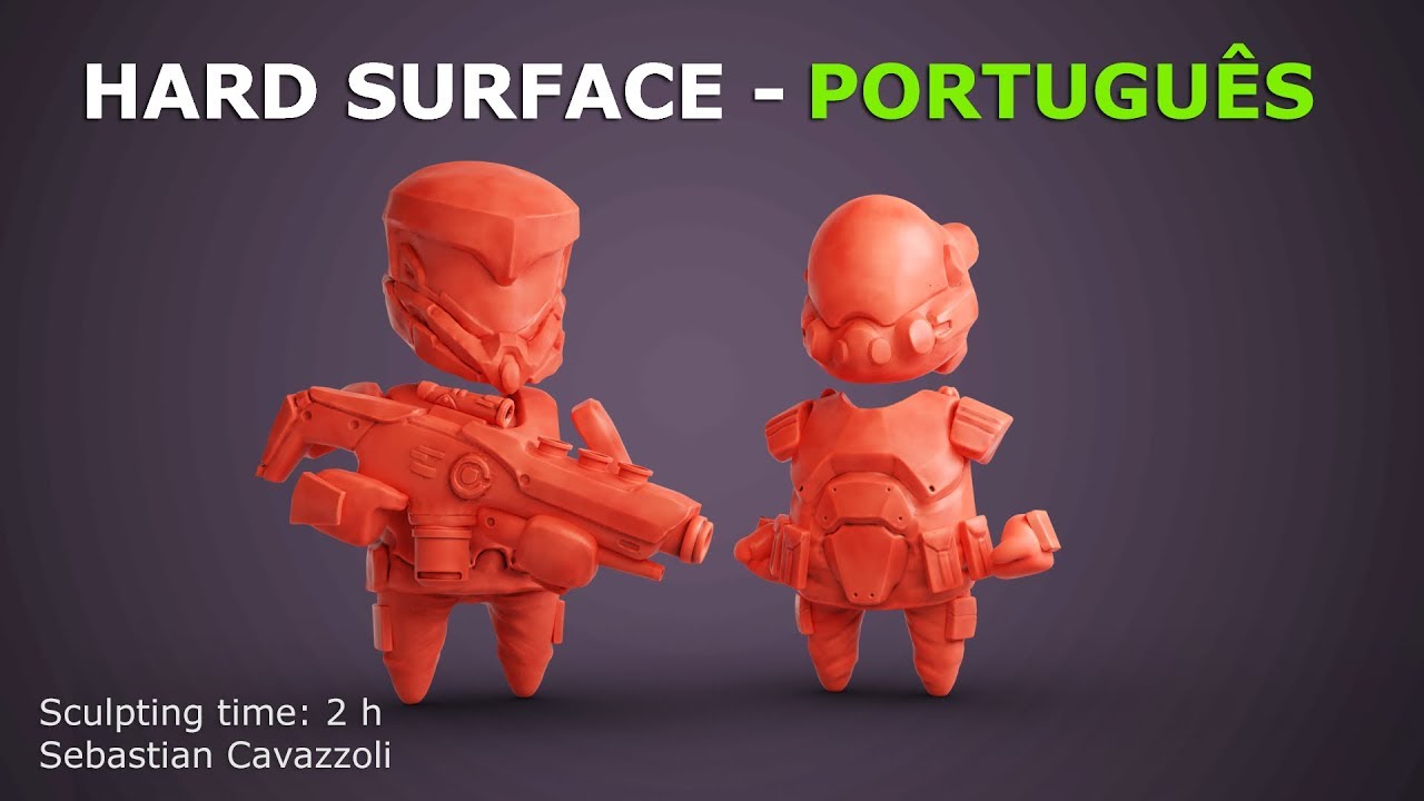 Blender - Hard Surface timelapse [BR] - YouTube