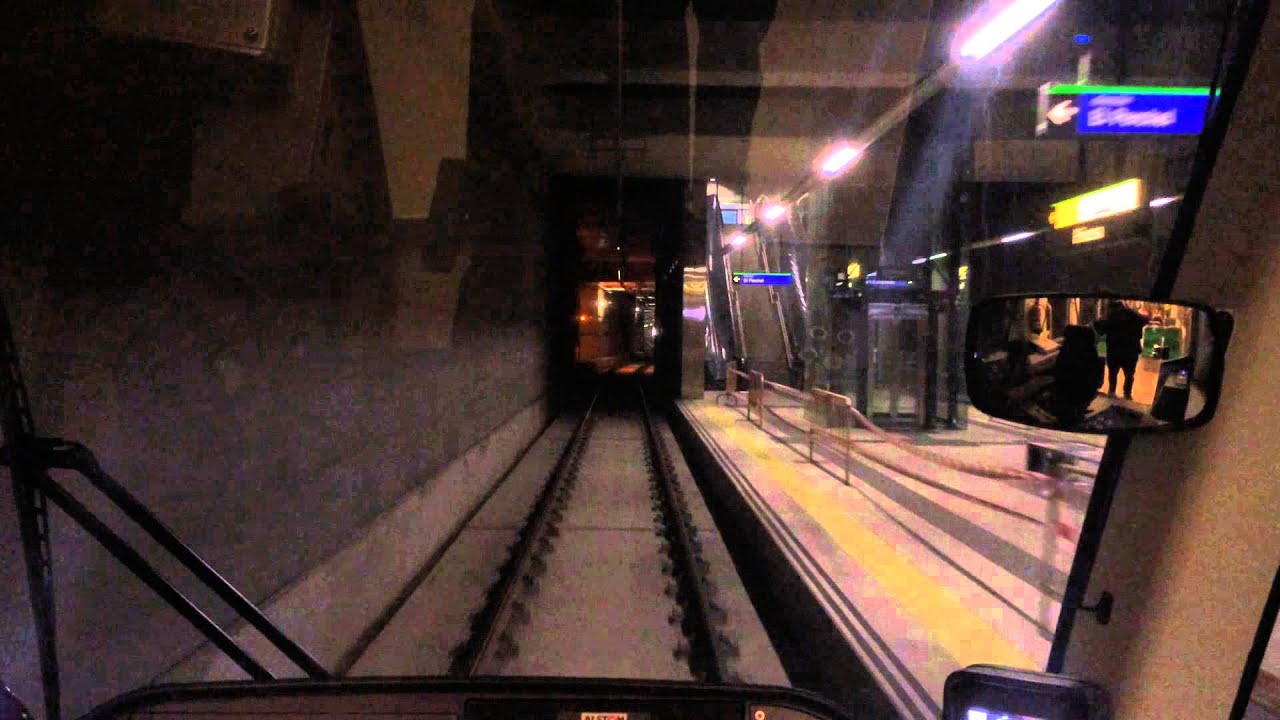 Recorrido en la línea 2 del Metro Málaga